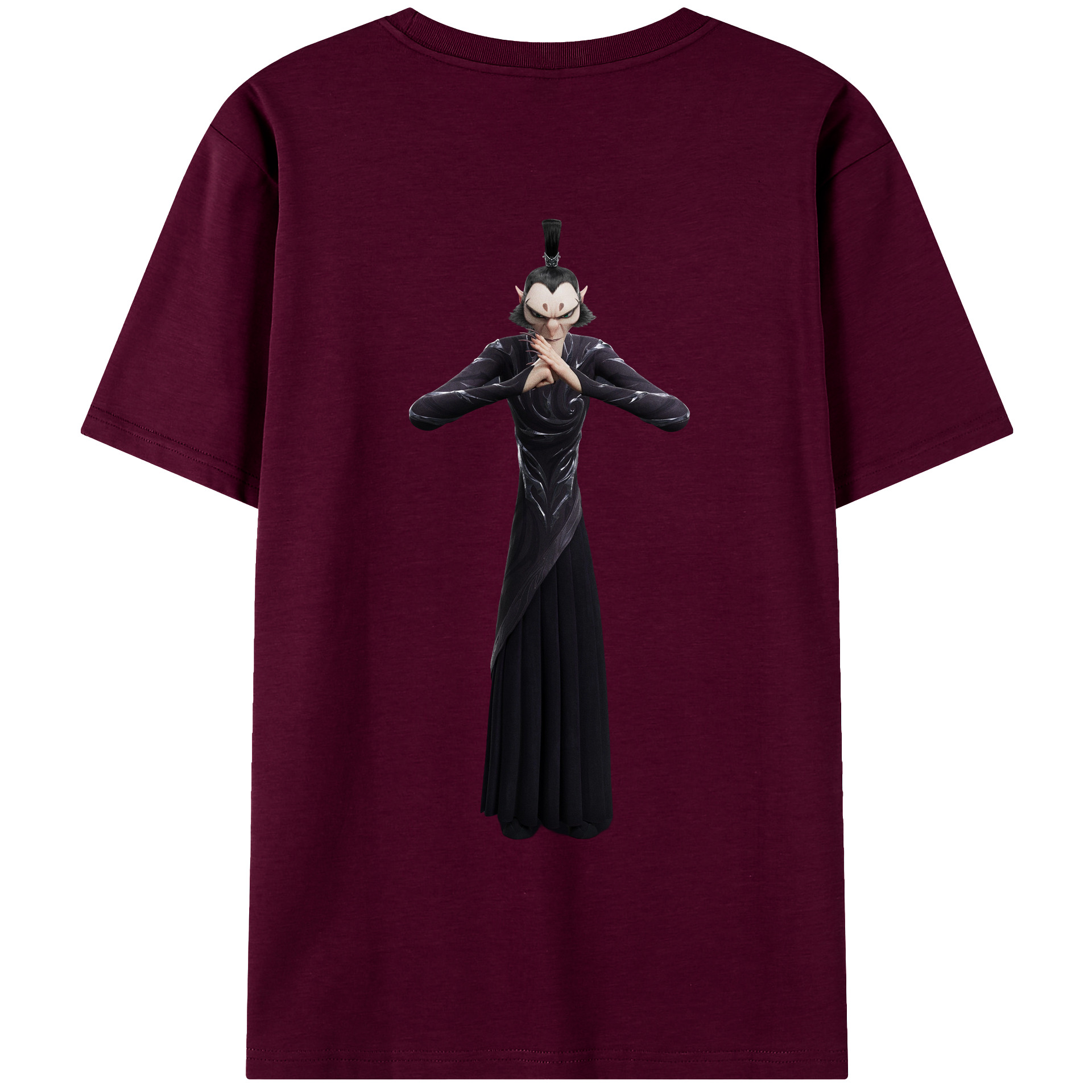 （画像用） Ne Zha 2 ナタ 魔童の大暴れ レディース半袖Tシャツ(バックプリント)